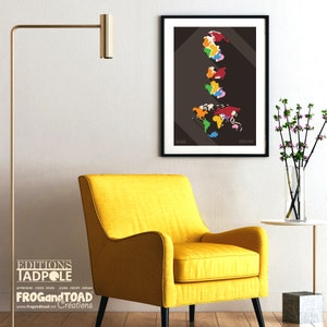 A1 Printable PANGAEA LAURASIA GONDWANA World Map Continental Drift Poster Earth Science Homeschool Educational Classroom Deco Pangea Fossil image 2