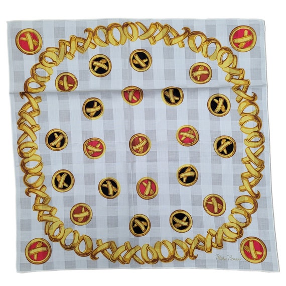 Paloma Picasso Cotton Bandanna,Arty Handkerchief,… - image 3