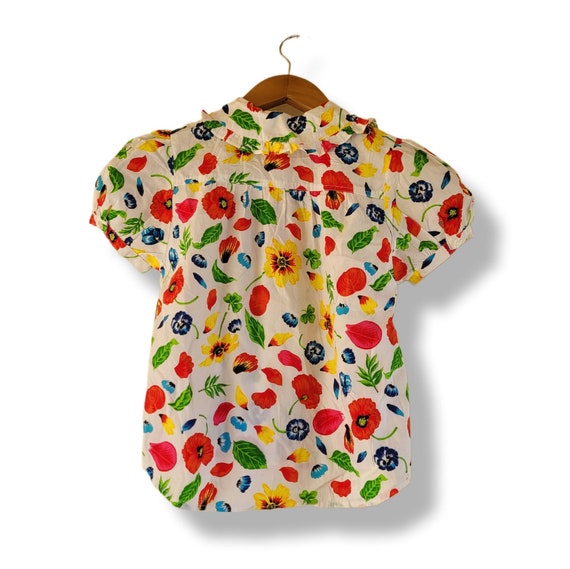 Vintage KENZO shirt Size 120 Kids shirt, Flower s… - image 7