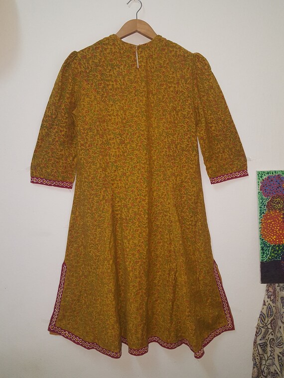 VTG Ethinc 70'S, Indian Cotton, GAUZE, Gypsy  Dre… - image 5