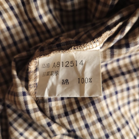 Vintage Aquascutum Shirts Unsex shirt, Cotton , M… - image 5
