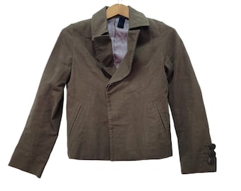 B004 Vintage pas de calais blazer ,women jacket ,Made in Japanese,Size 38 blazer,dark green,Winter jacket, Vintage 90s, Christmas,Work