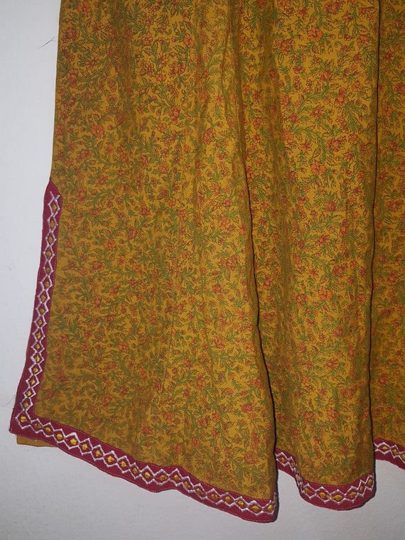 VTG Ethinc 70'S, Indian Cotton, GAUZE, Gypsy  Dre… - image 6