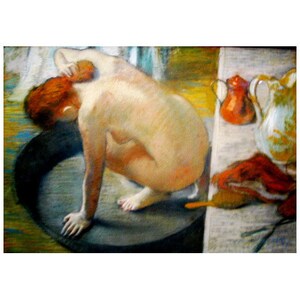 Edgar Degas, The Tub FRIDGE MAGNET, 1886 Fine Art Reproduction Gift
