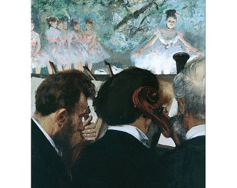 Edgar Degas, Orchestra Musicians FRIDGE MAGNET, 1872 Fine Art Reproduction Gift