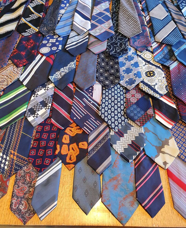 Vintage Mens Ties Bulk Lot Etsy