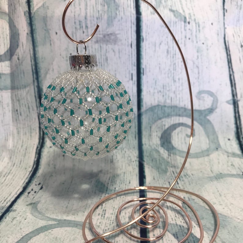 Décoration de Noël perle verte boule de Noël argentée et - Etsy France