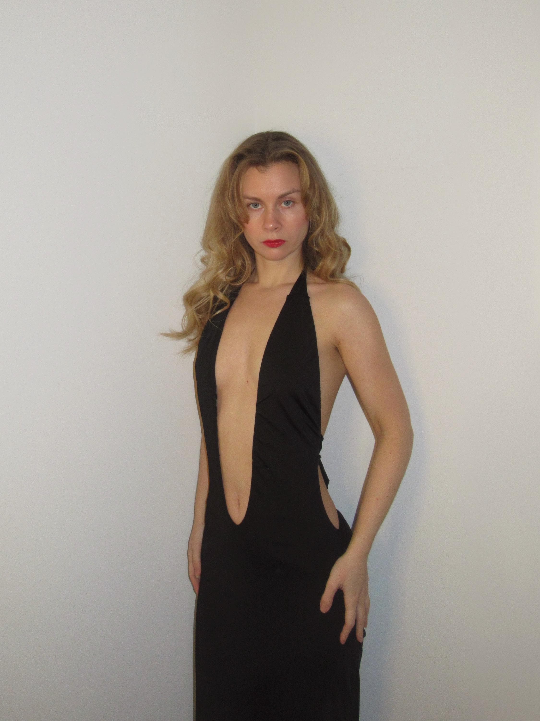 Extreme Plunge Mini Dress - Etsy