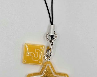 Super Mario Inspired Power-Up Phone or Switch Dangle Charm