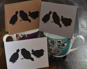 Little Birds Note Cards, Set of Twelve