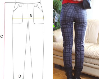 ladies legging pattern, womens pants sewing pattern, womens pants pattern, leggings pattern2018 top patterns, EASY LEGGINGS, sew easy, pdf