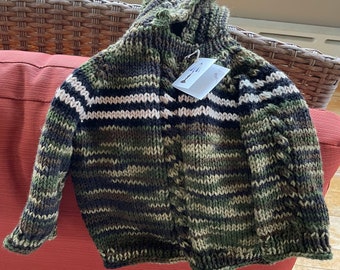 12-18 Months Hooded Toddler Sweater