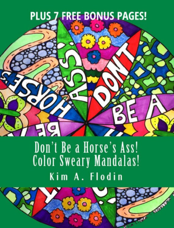 Download Digital Download Coloring Book 35 Images Don T Be A Etsy