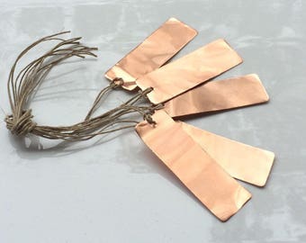 Copper Tags-Create Your Own Order -Plant Tags -Wedding Tags -Copper Wedding -Plant Markers, Beverage Tags-Christmas Tags-Decorative Tags