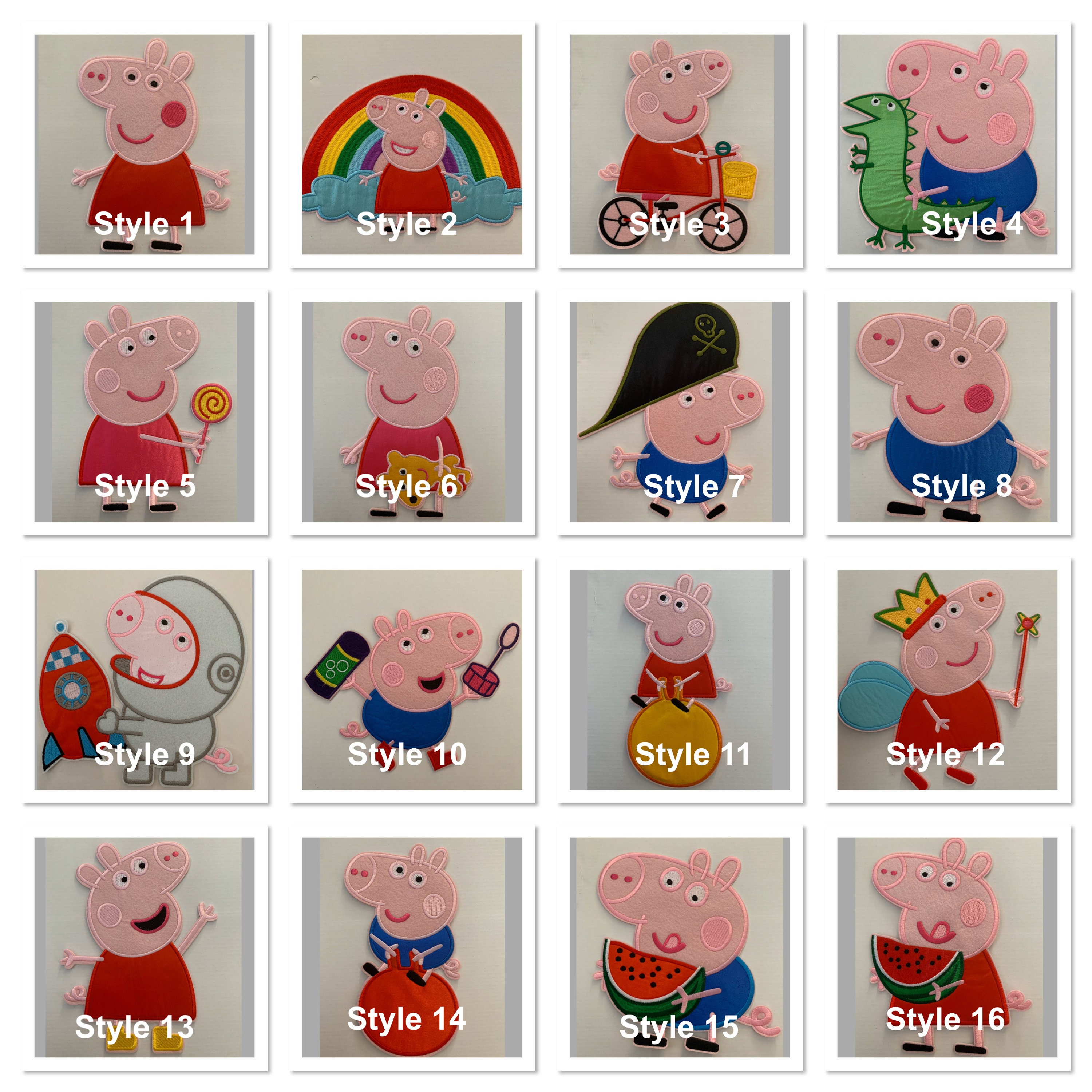 Peppa Pig George Pig Cartoon Huge Large Iron on Applique Patch - Etsy Peppa Pig George Pig Cartoon Huge Large Iron on Applique Patch - Etsy