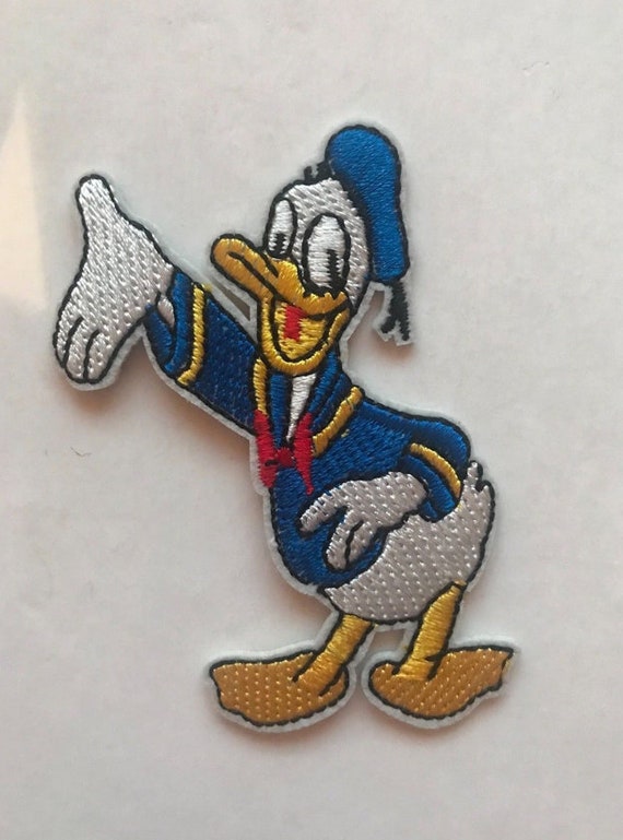 Disney DONALD Embroidered Iron On// Sew On Applique Patch