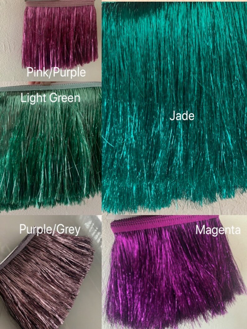 Tassel Fringe / Tassel Fringing Trim Tinsel Lametta Material Etsy