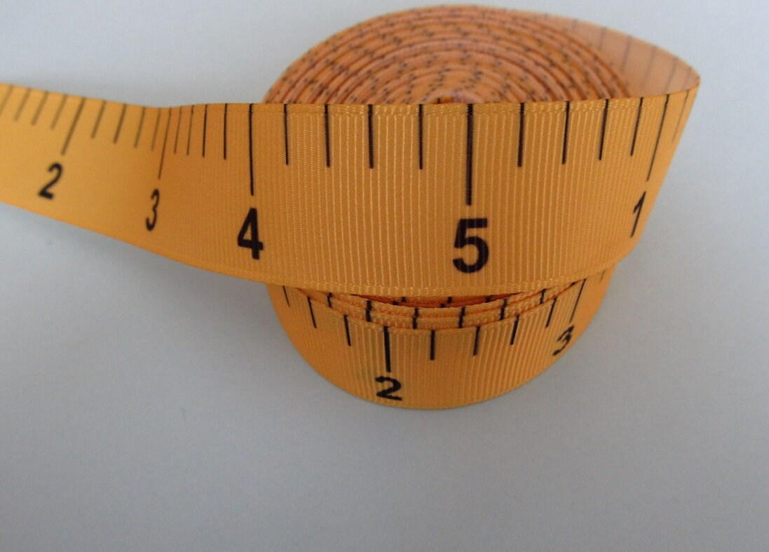 Grosgrain Measuring Tape Measure Ribbon 7/8 22mm Etsy Australia
