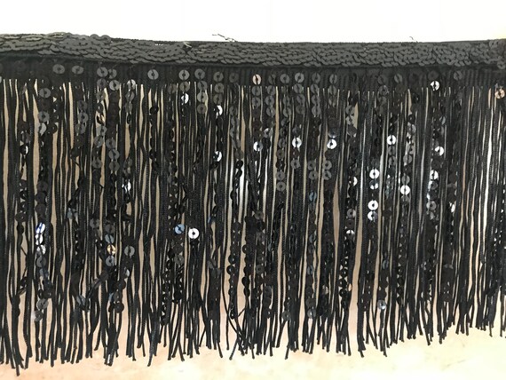sequin tassel fringe