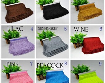 Tassel Fringe / Fringing Trim 15cm 6" Drop **DIFFERENT COLOURS**