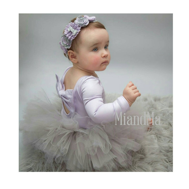 1st Birthday tutu Grey gorgeous tutu baby shower gift Birthday Tutu photography prop super fluffy Newbornchild Photography Prop
