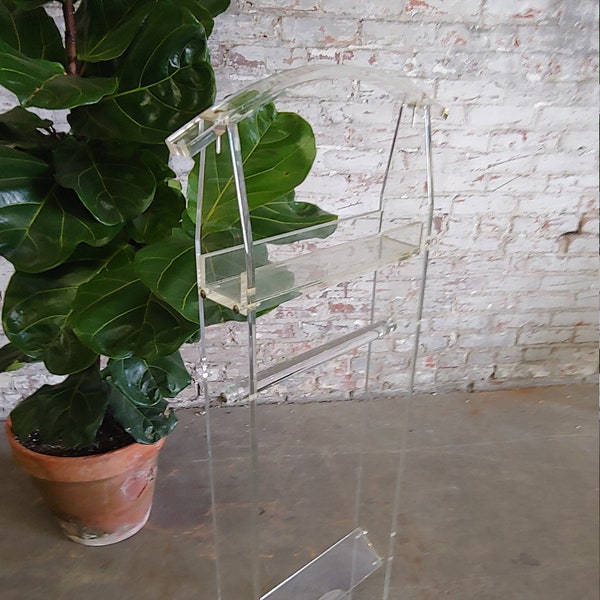 Vintage Modern Lucite Valet Stand