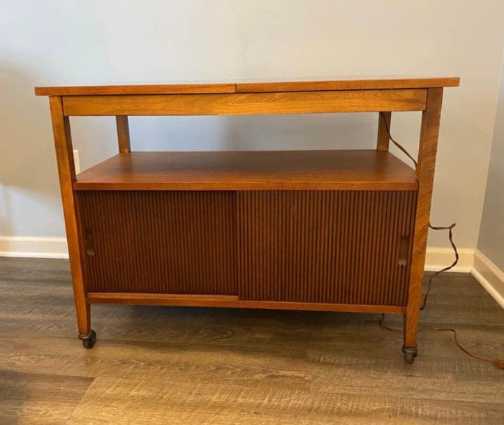 Vintage Modern Lane First Edition Bar Cart - Etsy