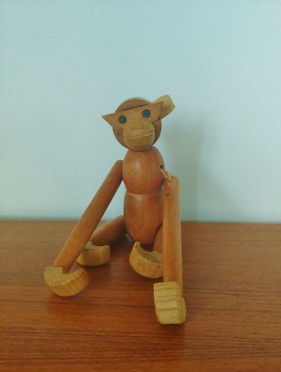 wooden monkey toy
