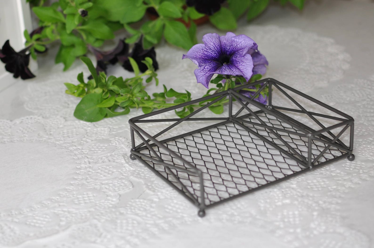handmade-napkin-holder-simple-metal-durable-steel-wire-etsy