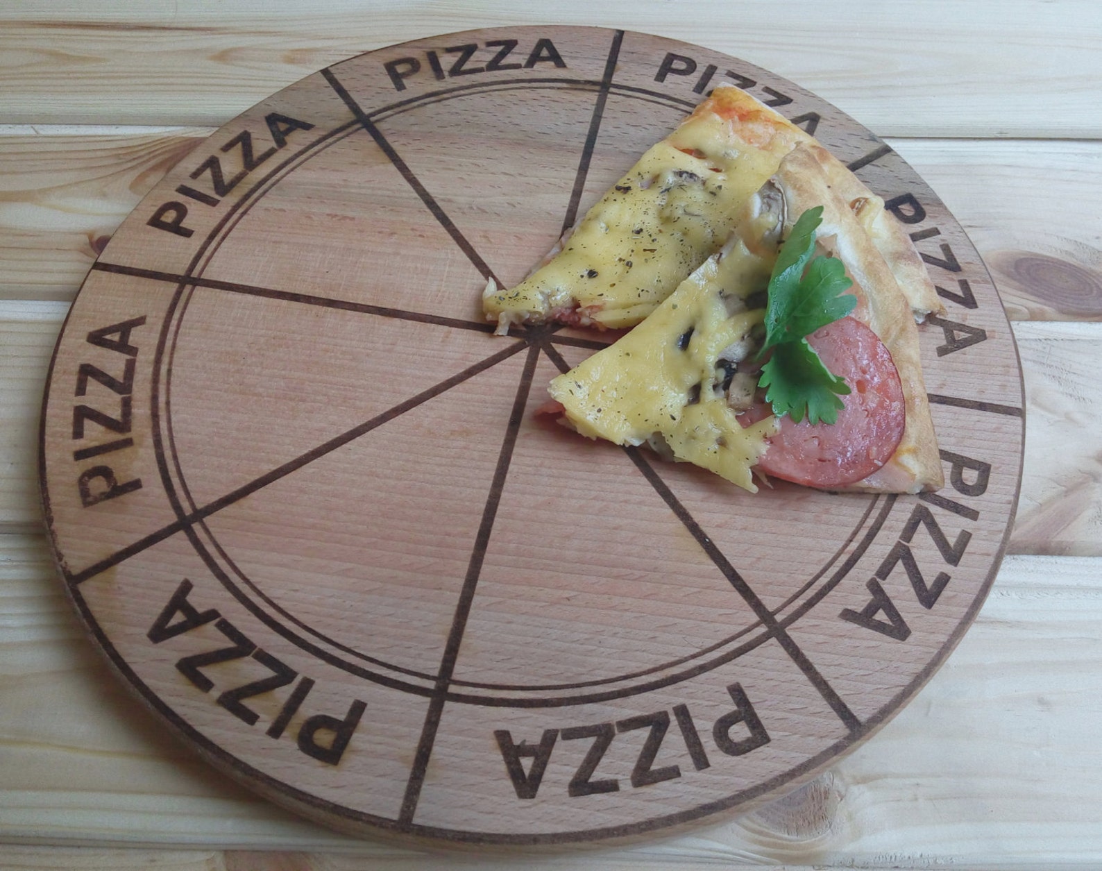 Wooden Pizza Board PIZZA FOR ALL Laser engraved pizza board Etsy