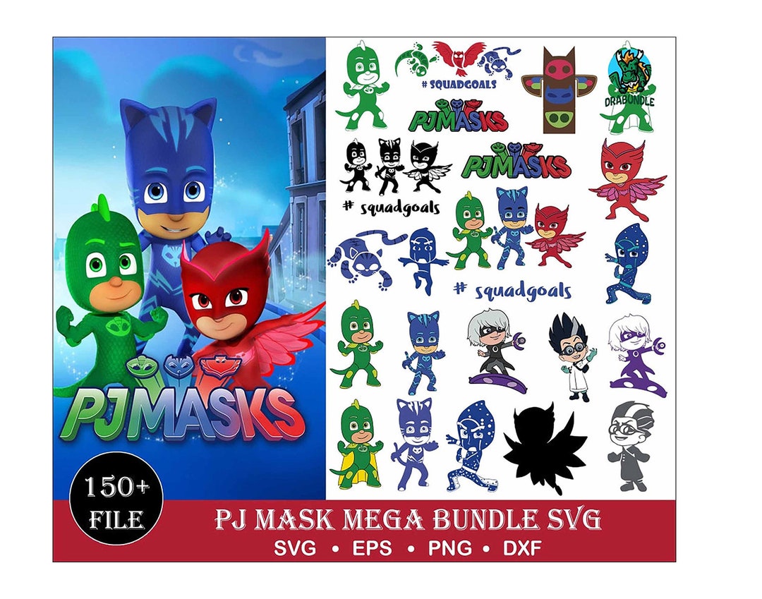150 PJ Mask PNG Bundles, PJ Mask Clip Art, Pj Masks Hero Png, Pj Mask ...