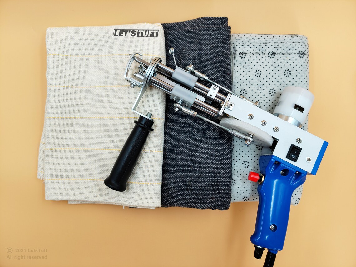 Tufting Gun Starter Kit SK03 Cut / Loop Pile Tufting Gun Etsy