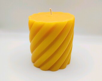 Spindle Beeswax Candle