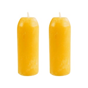 UCO Original Camping Lantern Red or Yellow - Three Beeswax Candle
