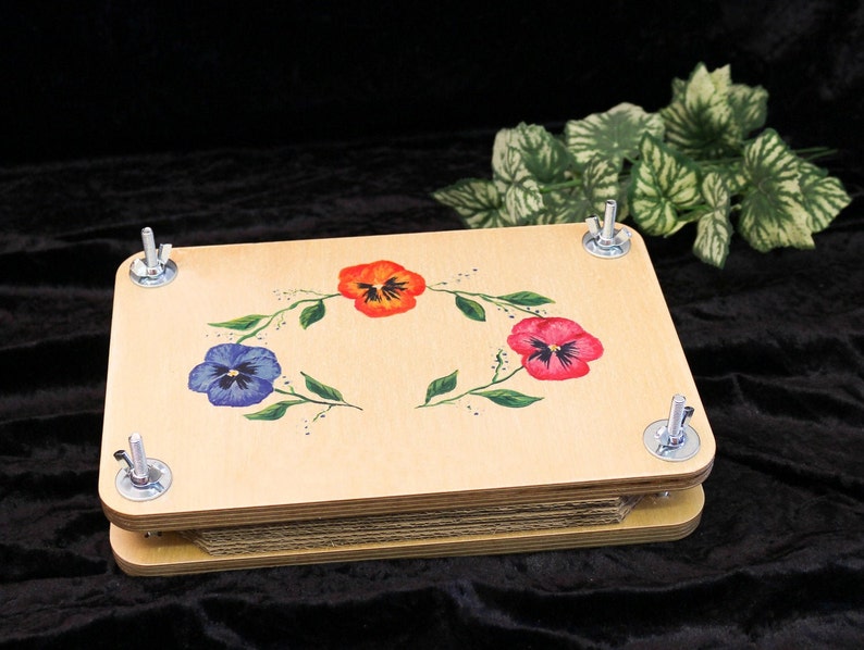 Deluxe Large Flower Press Kit Poppy Ring Style Etsy