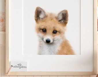 Fox Nursery Print | Etsy