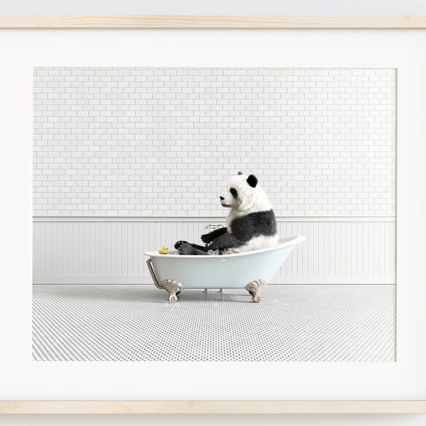 Animal in Bathtub Etsy