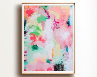 Modern Wall Decor Instant Digital Download Art Flower Painting Abstract Painting Contemporary Art Printable Abstract Art