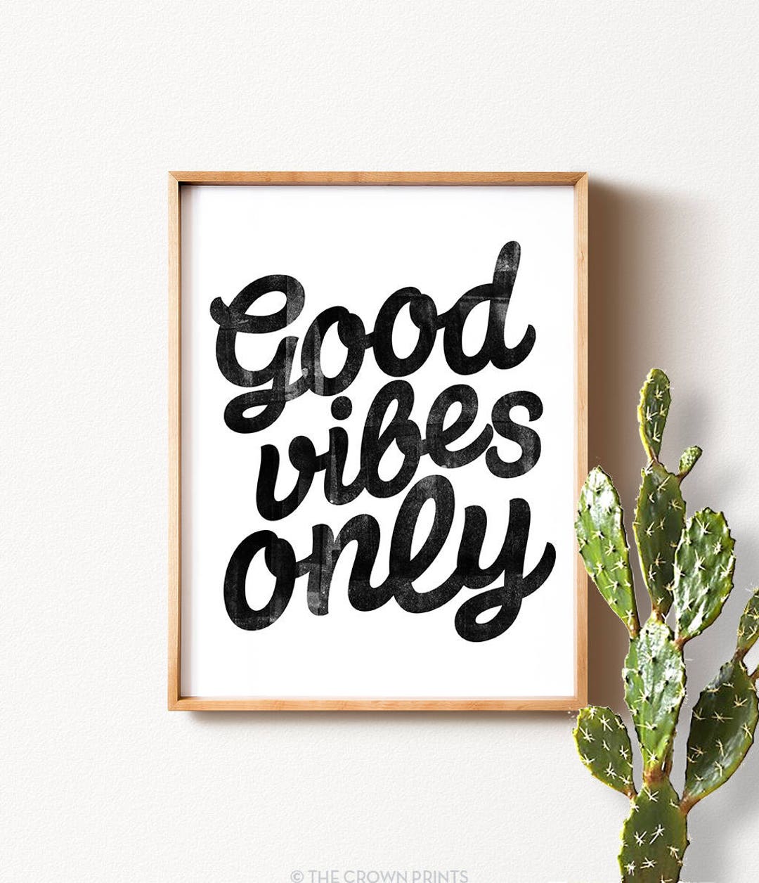 Good Vibes Only, Wall Art, PRINTABLE Art, Boho Decor, Instant Download