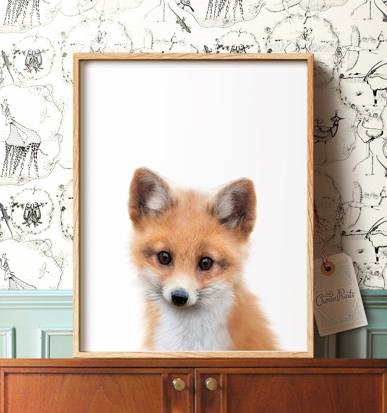 Nursery Wall Art Baby Animal Prints Woodland Nursery Theme Etsy