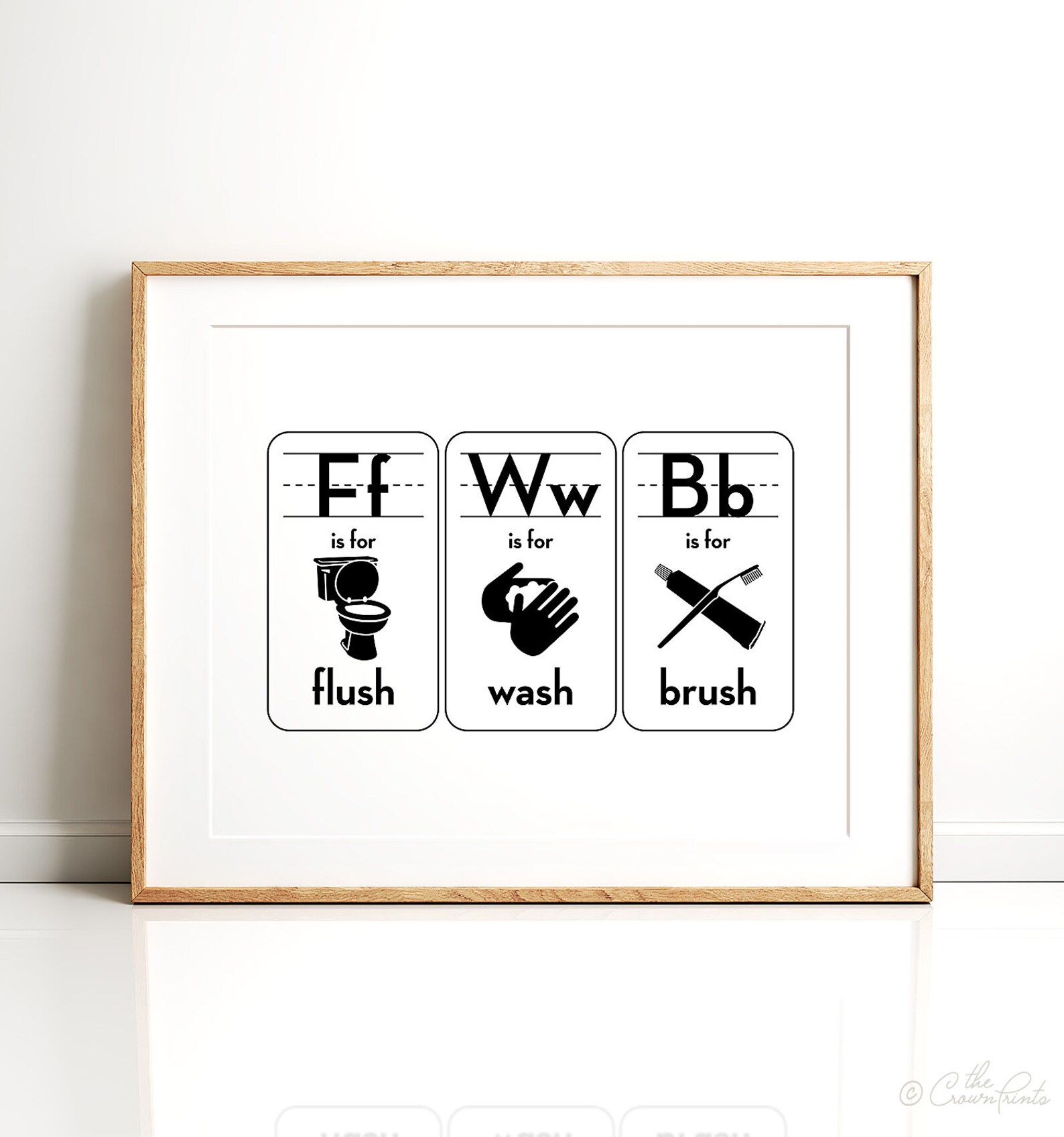 Kids bathroom art DIGITAL DOWNLOAD Funny bathroom decor | Etsy