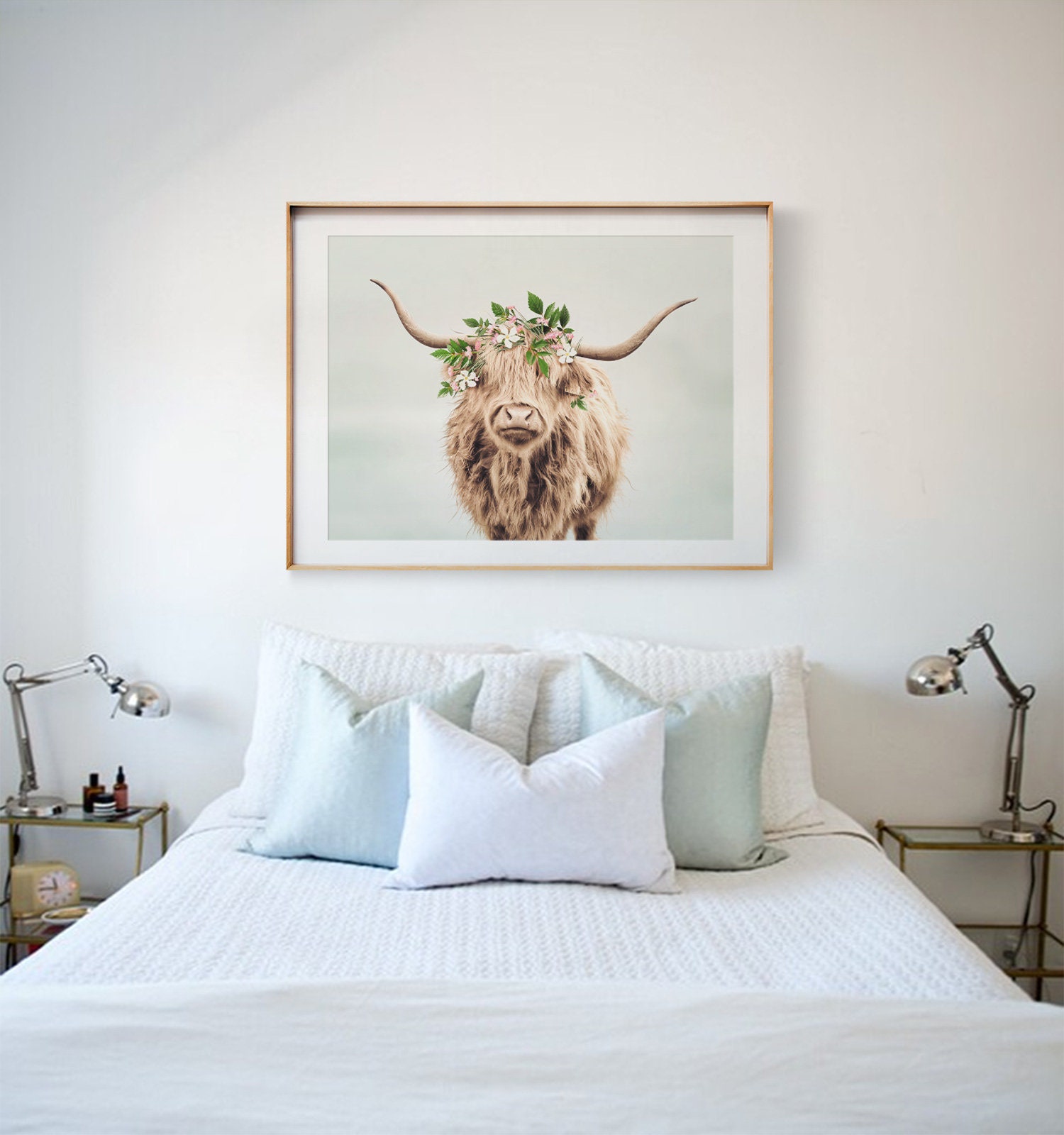 Baby Highland Cow - The Crown Prints