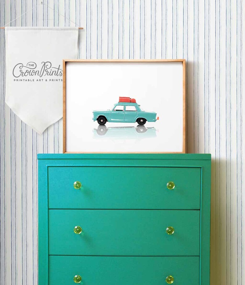 Car prints Boys room decor PRINTABLE art Boys room wall Etsy
