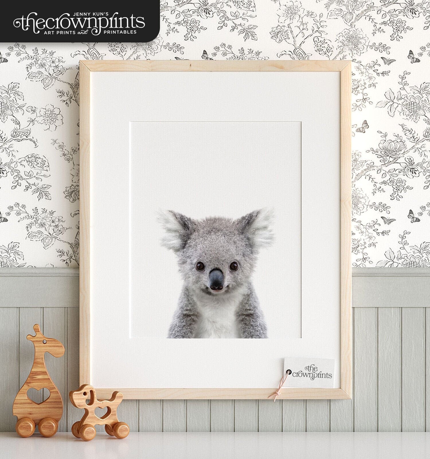 Koala print, PRINTABLE art, Nursery animals, Animal prints, Baby anim…