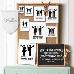 Funny Bathroom Art PRINTABLE Art Selfie Room Bathroom - Etsy UK