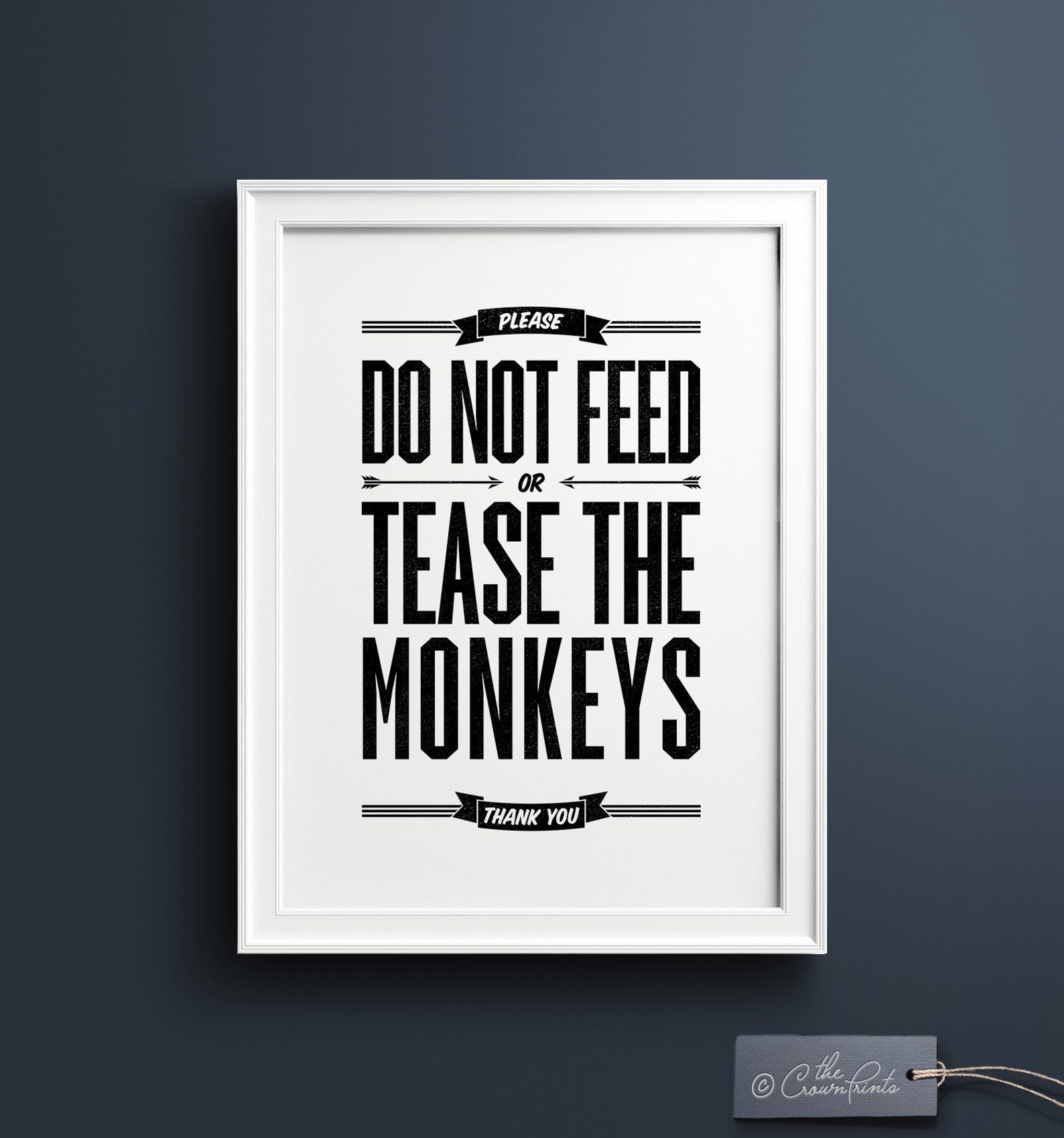 Kids Room Decor PRINTABLE ART Don't Feed or Tease the - Etsy