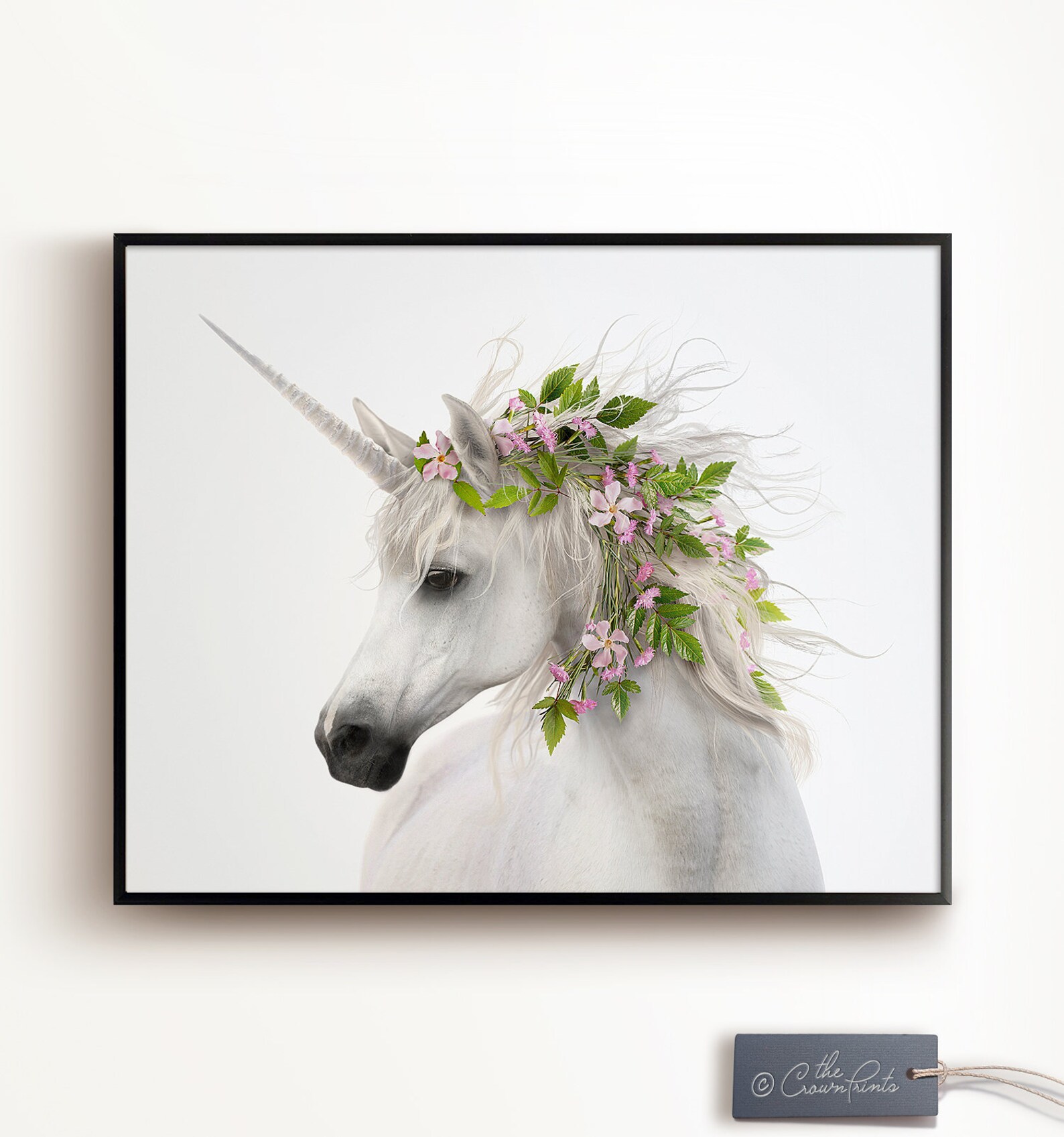 Unicorn Wall Art, PRINTABLE ART, Girls Room Art, Unicorn Decor, Large