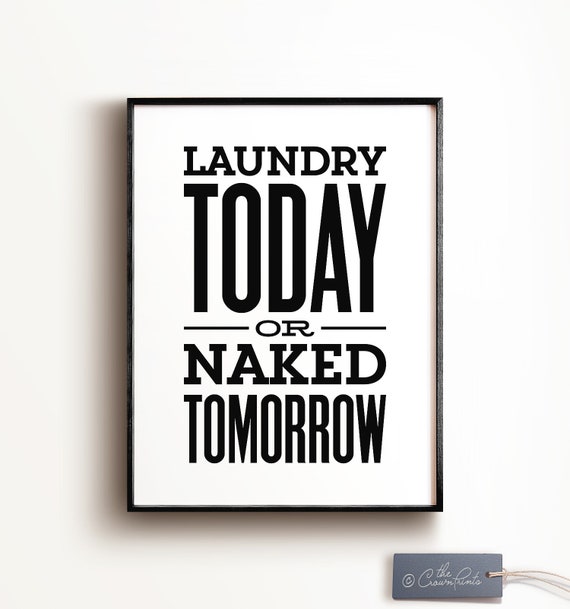Funny Laundry Print Laundry Room Sign Bathroom Wall Decor Printable Laundry Funny Wall Art