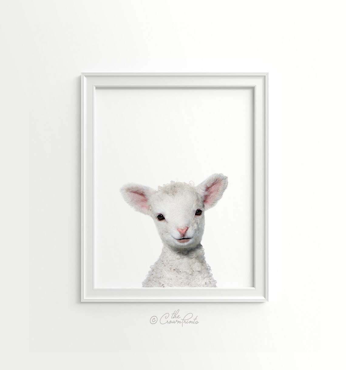 Lamb nursery art Lamb print PRINTABLE art Farm animals Etsy