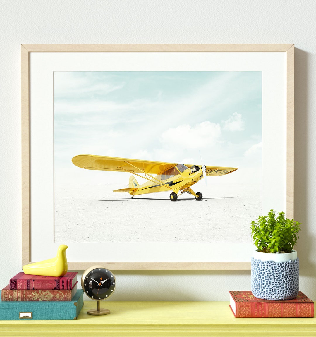 Vintage Airplane Nursery Decor PRINTABLE ART the Crown Etsy